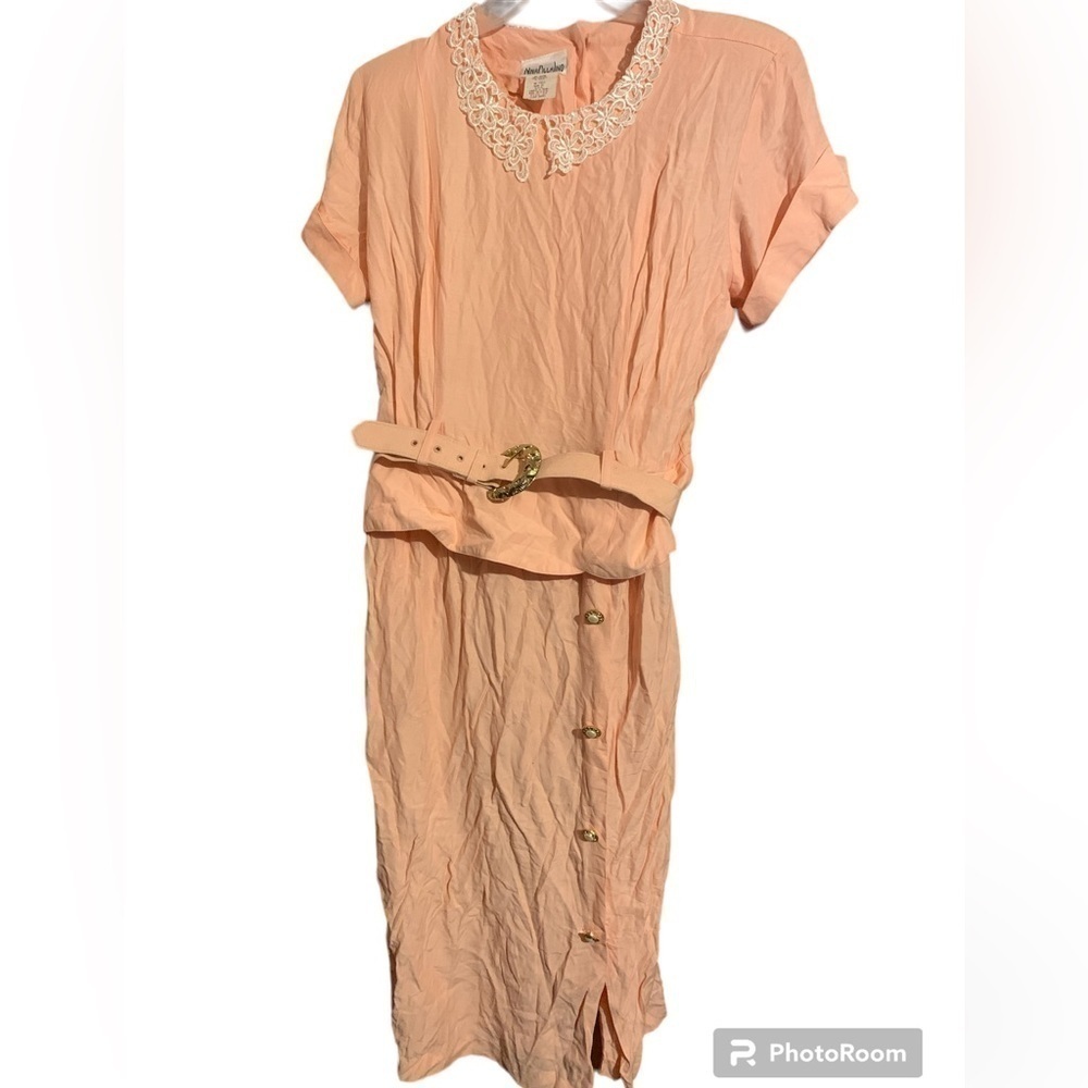🎉🎉POSH HOST PICK NWT Vintage plus size! 80s Dress Nina Piccalino 1X with belt